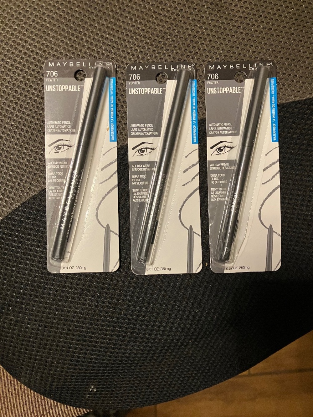 👁️ Maybelline Unstoppable Automatic Eyeliner Pencil 706 Pewter - Waterproof